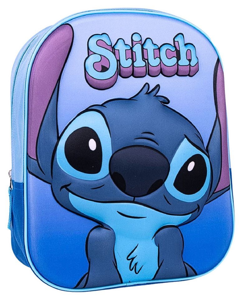 Lilo & Stitch Kindergartentasche Stitch, 3D Kinder-Rucksack 31x25x10 cm von Lilo & Stitch