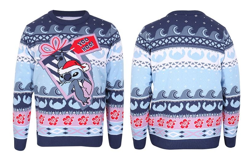 Lilo & Stitch Lilo & Stitch - Yoo Hoo Weihnachtspullover multicolor in XXL von Lilo & Stitch