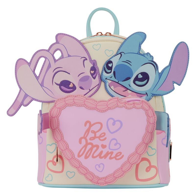 Lilo & Stitch Loungefly - Lilo & Stitch Be Mine Mini-Rucksack multicolor von Lilo & Stitch