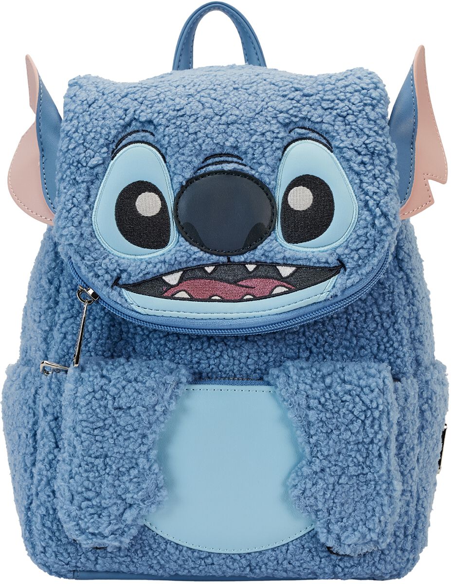 Lilo & Stitch Loungefly - Stitch Plush Mini-Rucksack blau Lilo & Stitch Loungefly - Stitch Plush Mini-Rucksack blau von Lilo & Stitch