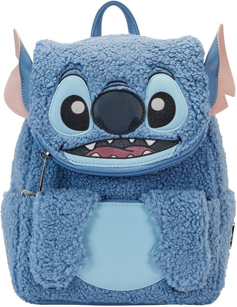 Lilo & Stitch Loungefly - Stitch Plush Mini-Rucksack blau Lilo & Stitch Loungefly - Stitch Plush Mini-Rucksack blau von Lilo & Stitch