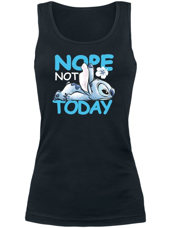 Lilo & Stitch Nope Not Today Tank-Top schwarz in L von Lilo & Stitch