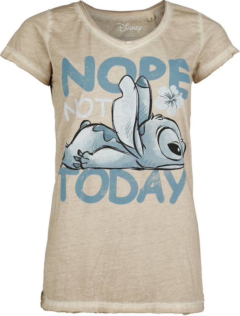 Lilo & Stitch Not Today T-Shirt natur in M von Lilo & Stitch