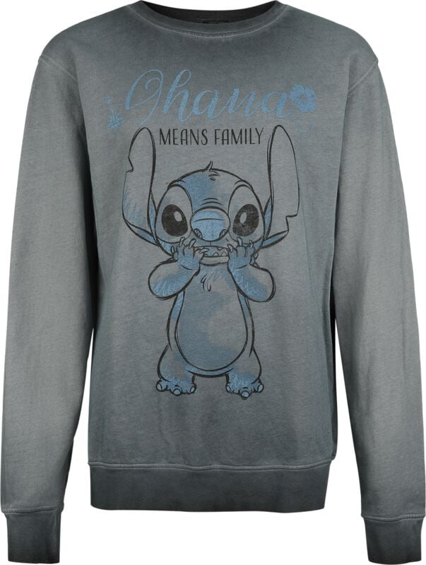 Lilo & Stitch Ohana Sweatshirt blau in L von Lilo & Stitch