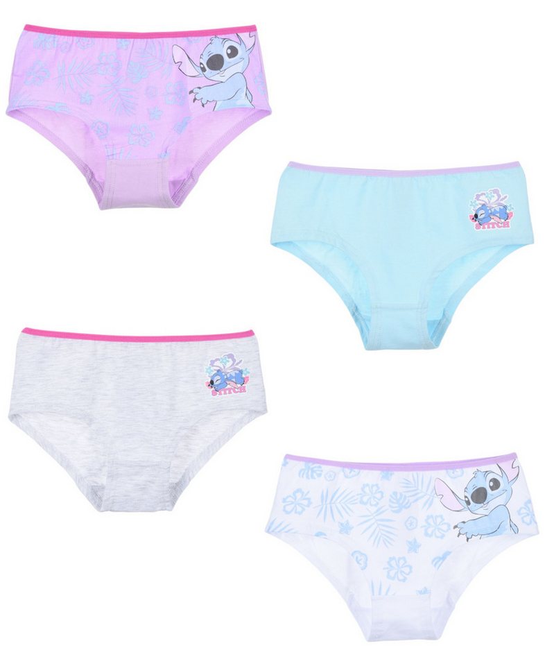 Lilo & Stitch Panty (4-St) Mädchen Hipster Slips Gr.116 - 152 cm von Lilo & Stitch