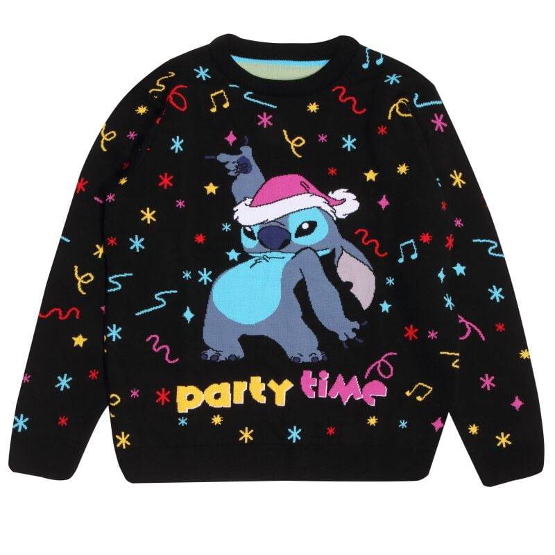 Lilo & Stitch Party Time Weihnachtspullover multicolor in XXL von Lilo & Stitch