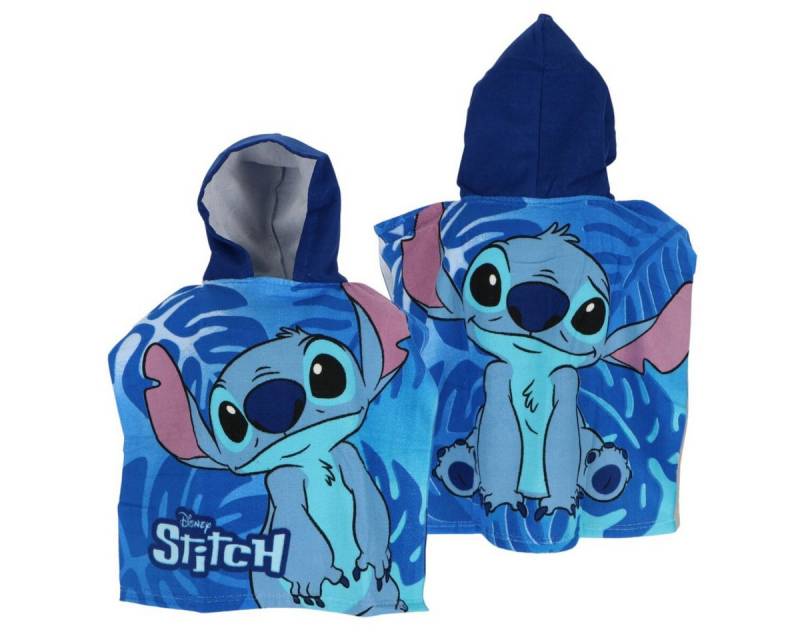 Lilo & Stitch Poncho Lilo & Stitch Mikrofaser Poncho für Kinder 100x55cm OneSize von Lilo & Stitch