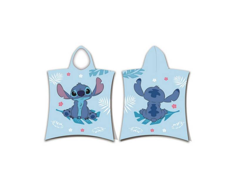 Lilo & Stitch Poncho Lilo & Stitch Strandponcho 50x115cm – Blue Badeponcho von Lilo & Stitch