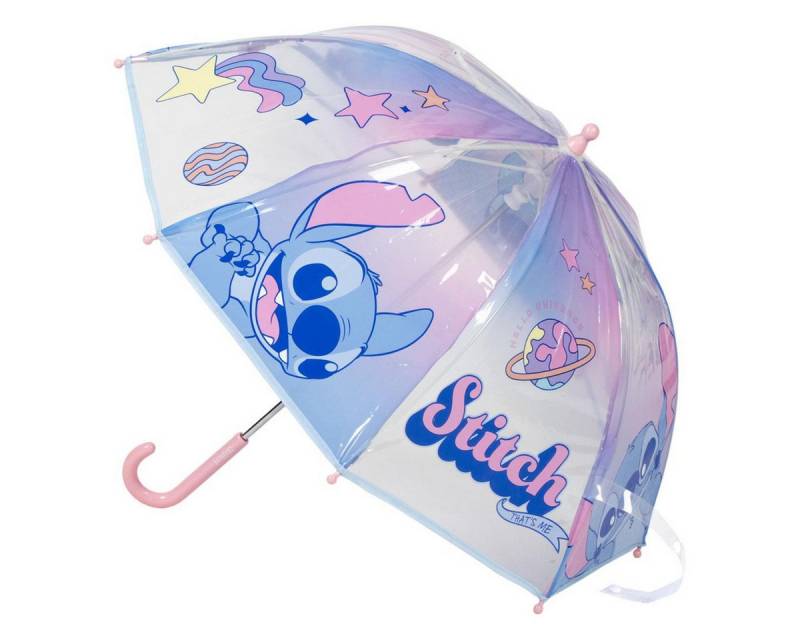 Lilo & Stitch Regenschirm-Wanderstock Ø 45 cm Regenschirm manueller Bubble-Schirm & Wetterschutz von Lilo & Stitch