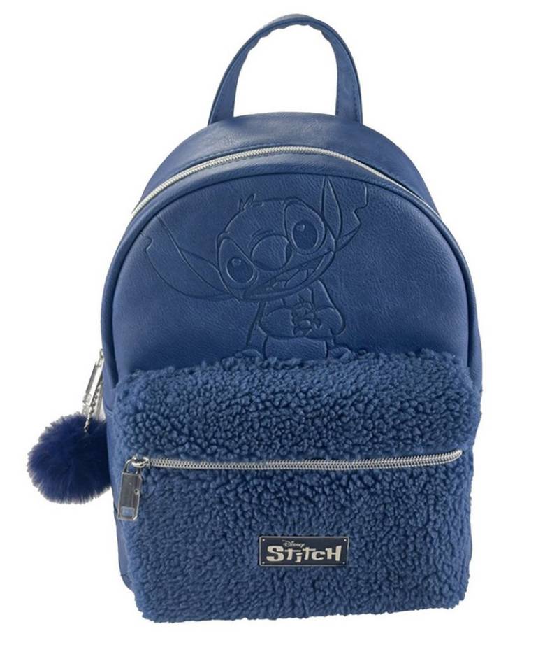 Lilo & Stitch Rucksack Plush Front, Disney Offiziell Lizenziert Mini Backpack von Lilo & Stitch