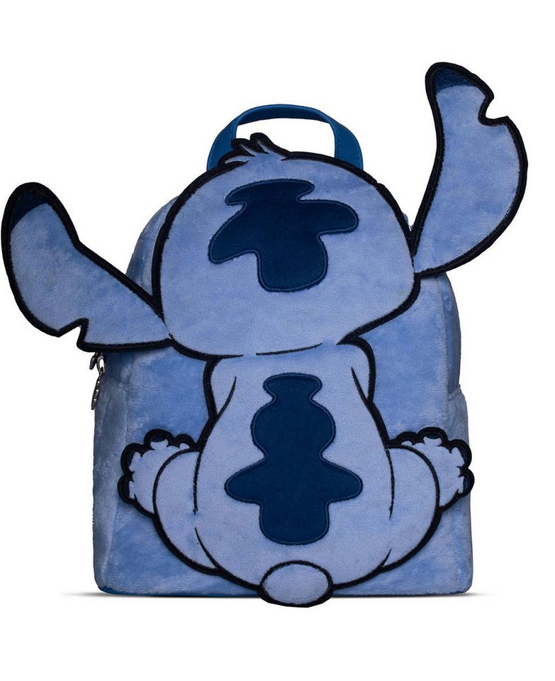 Lilo & Stitch Rucksack Stitch Back, Plüsch Kawaii Disney Backpack von Lilo & Stitch