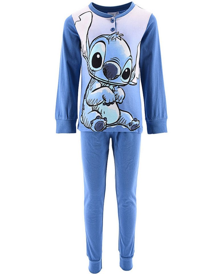 Lilo & Stitch Schlafanzug (2 tlg) Mädchen Pyjama langarm Gr. 116 - 152 cm von Lilo & Stitch