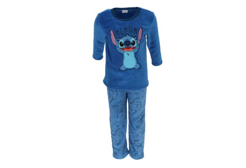 Lilo & Stitch Schlafanzug Korallen-Fleece für Kinder Gemütlicher Pyjama von Lilo & Stitch
