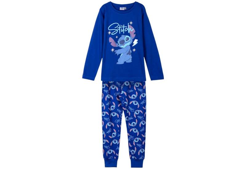 Lilo & Stitch Schlafanzug Stitch (2 tlg) Jungen Pyjama langarm Gr. 116 - 158 cm von Lilo & Stitch