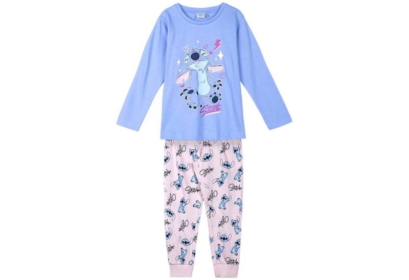 Lilo & Stitch Schlafanzug Stitch (2 tlg) Mädchen Pyjama langarm Gr. 110 - 152 cm von Lilo & Stitch
