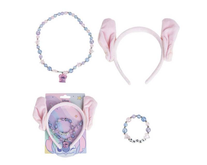 Lilo & Stitch Schmuckset Schmuckset Kinder 3-teiliges Set mit Halskette, Armband & Ring von Lilo & Stitch