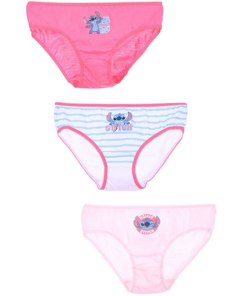 Lilo & Stitch Slip (3-St) Mädchen Unterhosen Gr. 98-128 cm von Lilo & Stitch