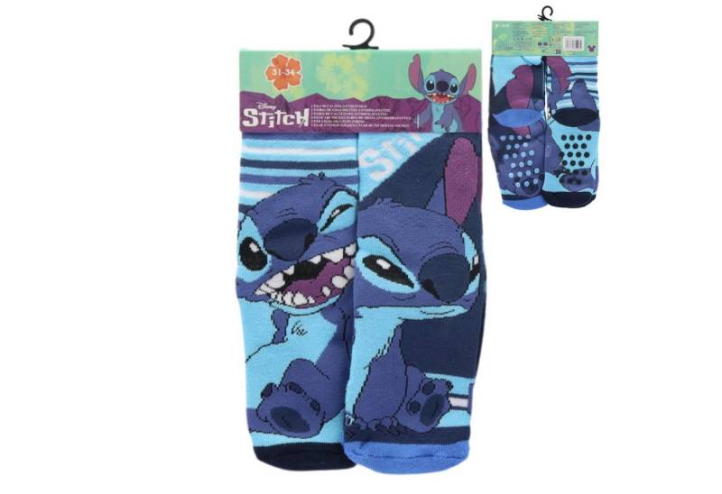 Lilo & Stitch Socken Kinder Socken Set 2er Pack rutschfeste Kuschelsocken von Lilo & Stitch
