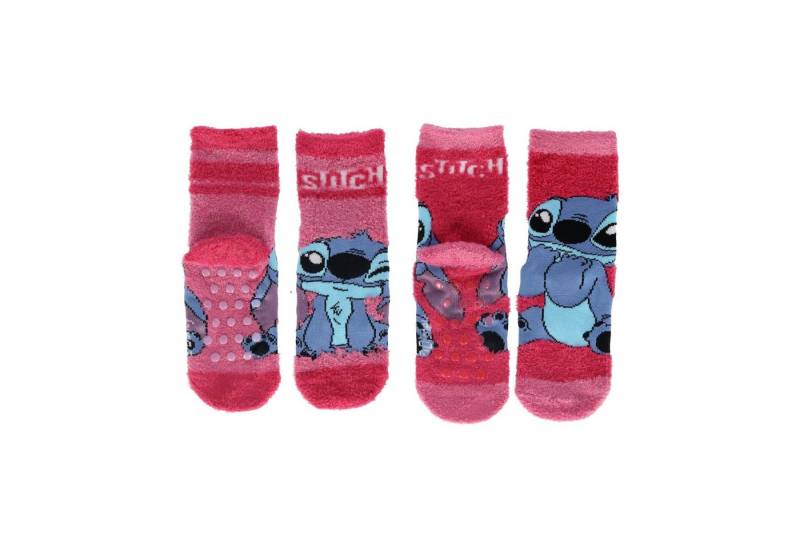 Lilo & Stitch Socken Socken – Flauschige, niedliche Socken im praktischen 2er-Pack von Lilo & Stitch
