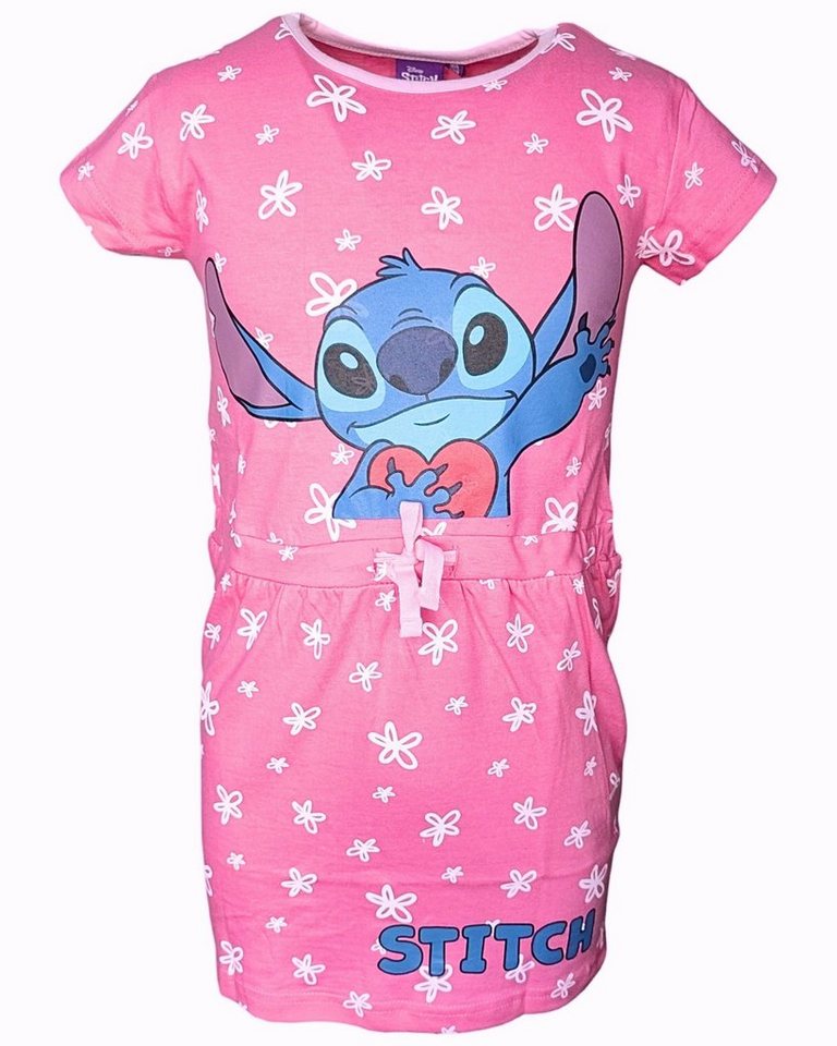 Lilo & Stitch Sommerkleid Jerseykleid für Mädchen Gr. 98-128 cm von Lilo & Stitch