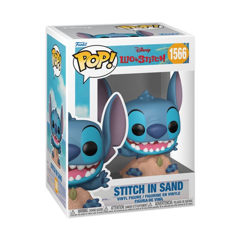 Lilo & Stitch - Stitch In Sand Vinyl Figur 1566 - Funko Pop! Figur - Funko Shop Deutschland - Lizenzierter Fanartikel Lilo & Stitch - Stitch In Sand Vinyl Figur 1566 - Funko Pop! Figur - Funko Shop Deutschland - Lizenzierter Fanartikel von Lilo & Stitch