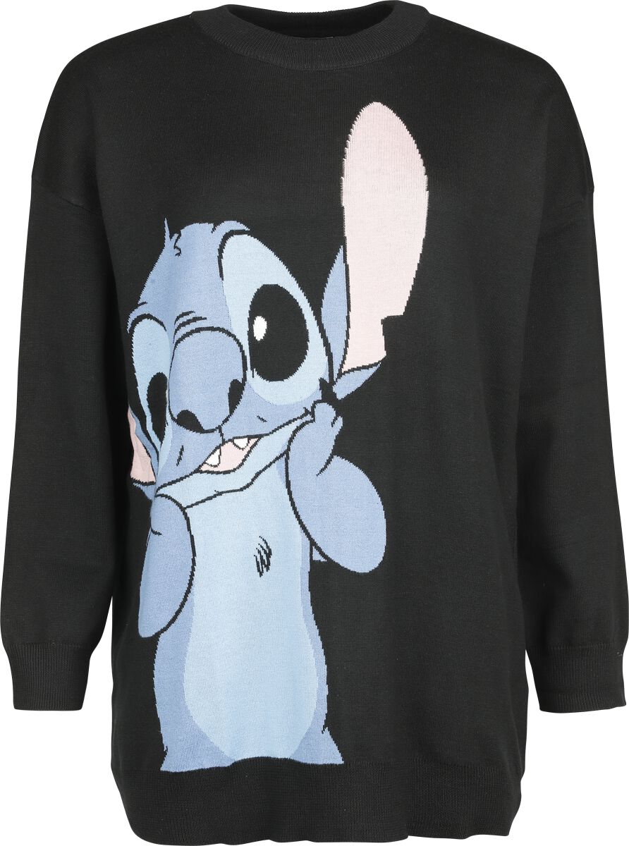 Lilo & Stitch Stitch Strickpullover blau in L von Lilo & Stitch