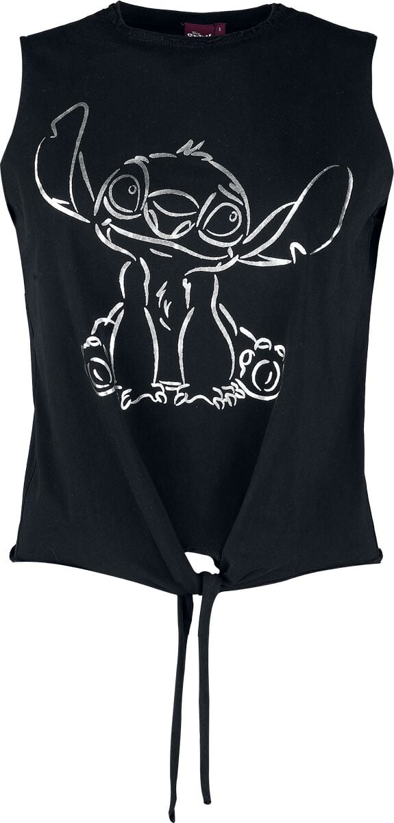 Lilo & Stitch Stitch Top schwarz in XXL von Lilo & Stitch