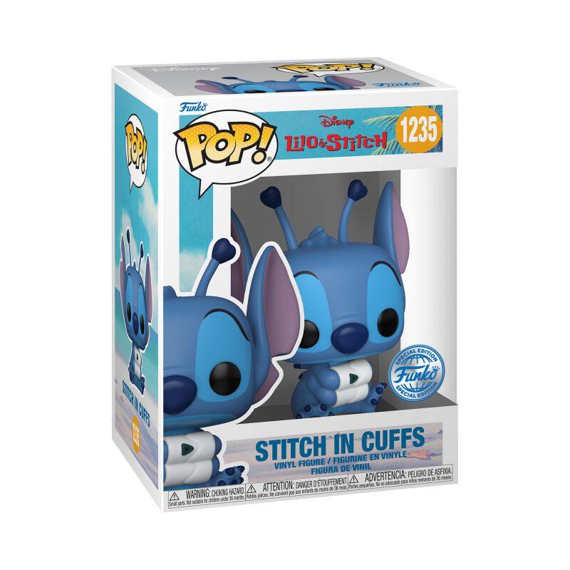 Lilo & Stitch Stitch in Cuffs Vinyl Figur 1235 Funko Pop! multicolor von Lilo & Stitch