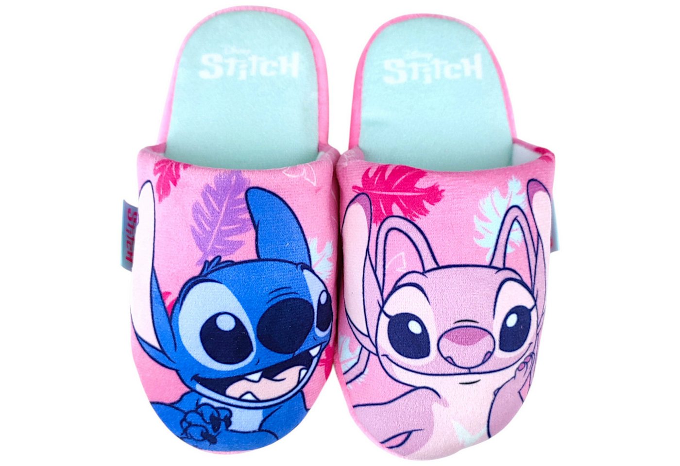 Lilo & Stitch Stitch & Angel Hausschuh Mädchen Slipper Pantoffeln Gr. 28-35 von Lilo & Stitch