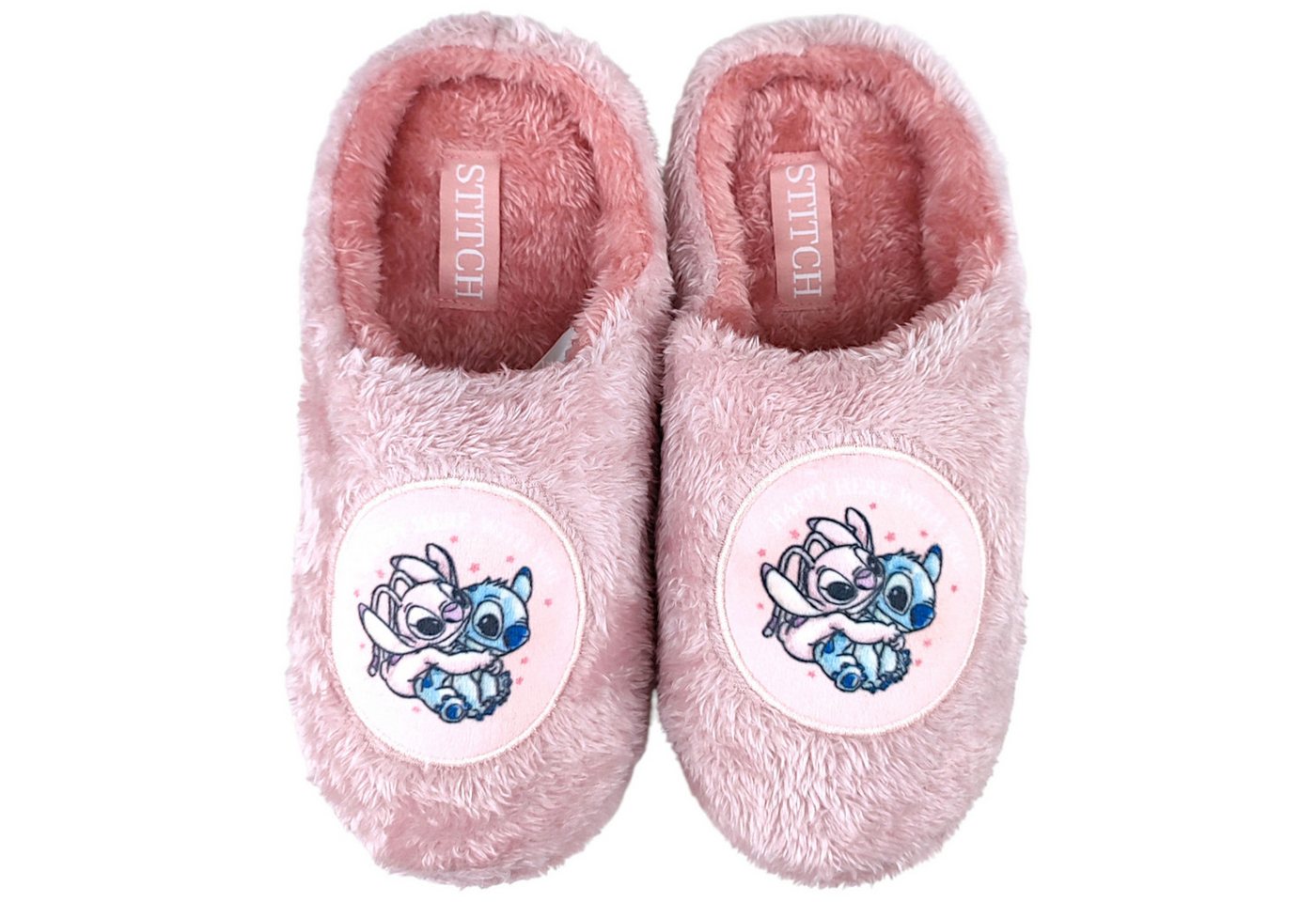 Lilo & Stitch Stitch & Angel Hausschuh flauschige Slipper Pantoffel Gr. 36-41 von Lilo & Stitch