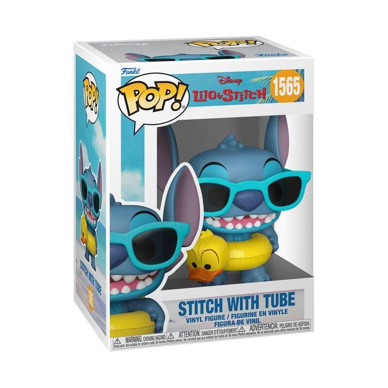 Lilo & Stitch Stitch with tube Vinyl Figur 1565 Funko Pop! multicolor von Lilo & Stitch