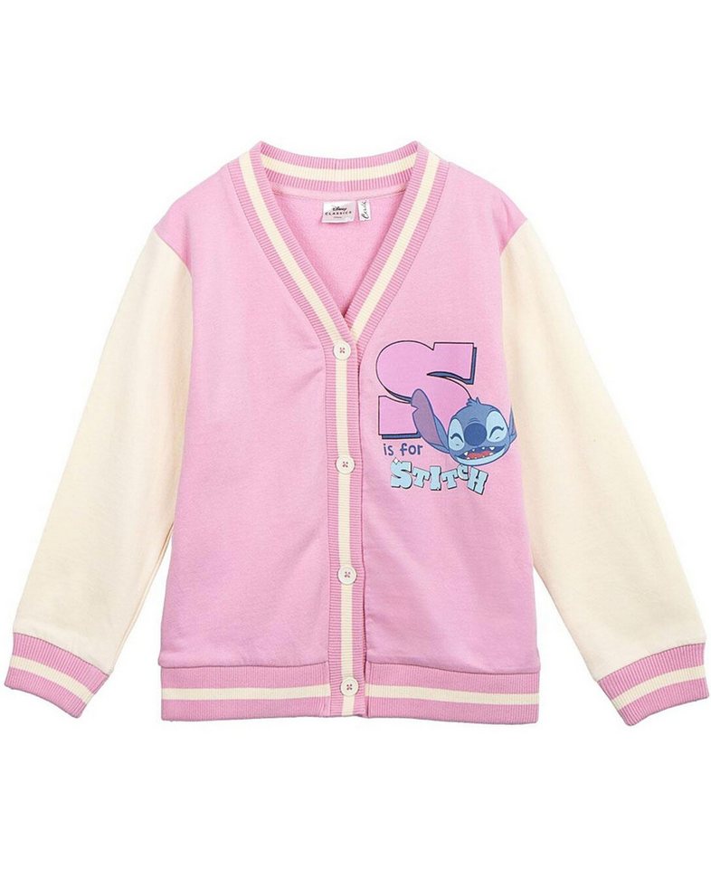 Lilo & Stitch Sweatjacke Angel & Stitch Mädchen Collegejacke Größe 116-158 cm von Lilo & Stitch
