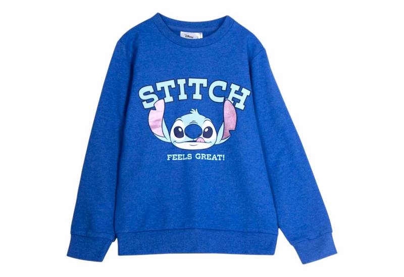 Lilo & Stitch Sweatshirt Stitch Feels Great! Kinder Sweat-Pullover Größe 116-158 cm von Lilo & Stitch