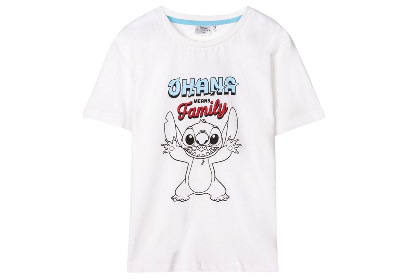 Lilo & Stitch T-Shirt OHANA MEANS FAMILY Kinder Jerseyshirt Gr. 104 - 152 cm von Lilo & Stitch