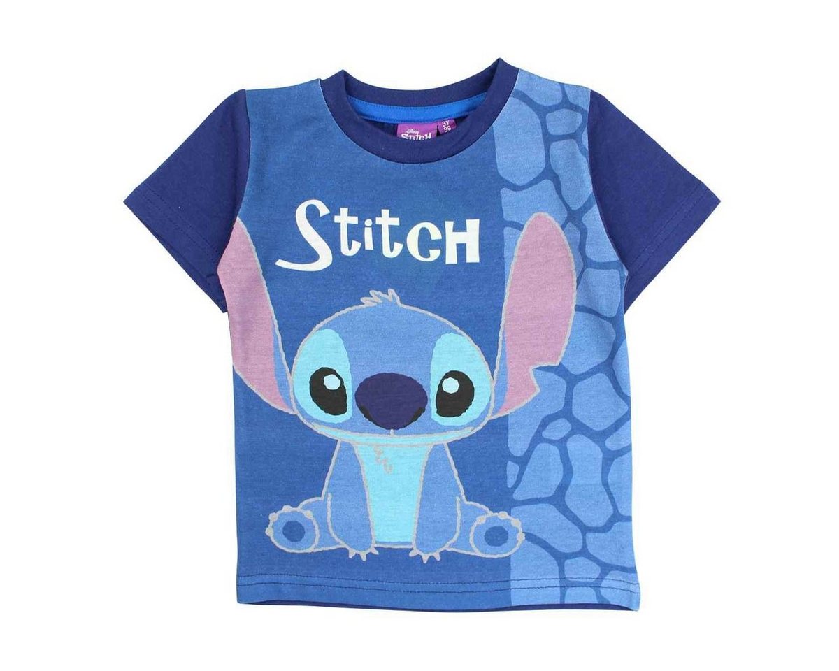 Lilo & Stitch T-Shirt Stitch Jungen Kurzarmshirt aus Baumwolle Gr. 98 - 128 cm von Lilo & Stitch