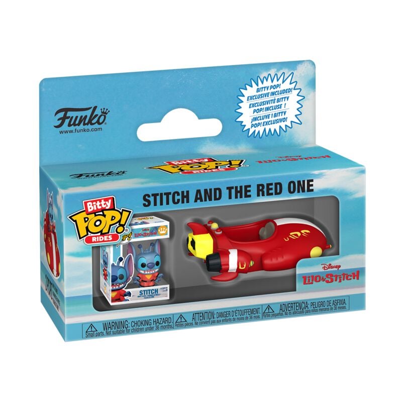 Lilo & Stitch The Red One (Bitty Pop! Ride) Vinyl Figur Funko Pop! multicolor von Lilo & Stitch