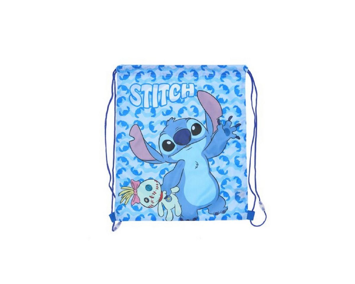 Lilo & Stitch Turnbeutel für Kinder – Leichter Sportbeutel 40x35 cm mit Kordelzug (1-tlg), Zusammenfaltbar, Vielseitig Einsetzbar von Lilo & Stitch
