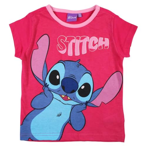 Lilo & Stitch Unisex Kids Children Boy and Girls Lilo et Stitch T-Shirt, Fuschia, für 4-Jährige Lilo & Stitch Unisex Kids Children Boy and Girls Lilo et Stitch T-Shirt, Fuschia, für 4-Jährige von Lilo & Stitch