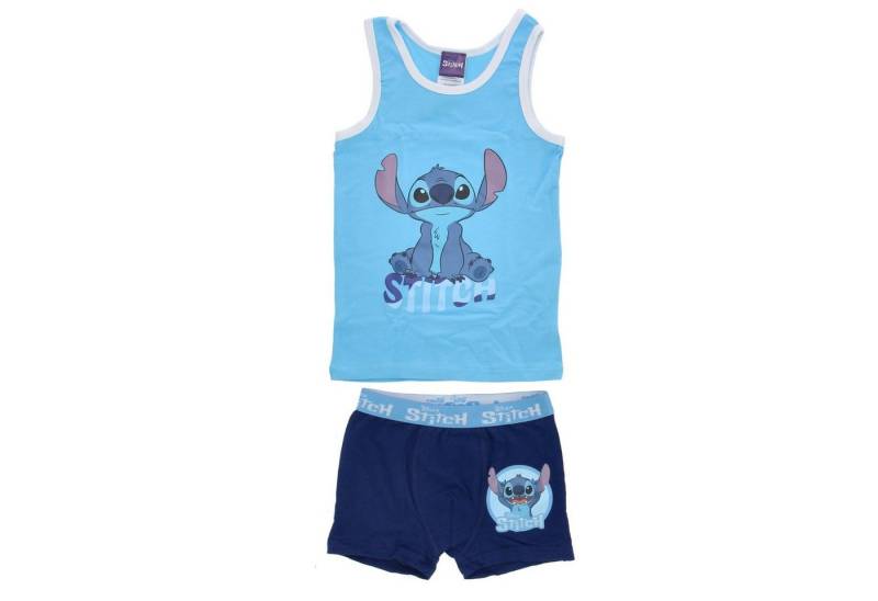 Lilo & Stitch Unterhemd Unterwäsche-Set für Jungen – Unterhemd & Shorts aus Baumwolle von Lilo & Stitch