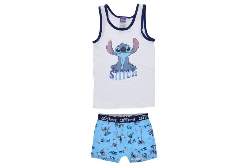 Lilo & Stitch Unterhemd Unterwäsche-Set für Jungen – Unterhemd & Shorts aus Baumwolle von Lilo & Stitch