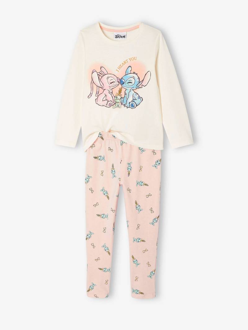 Mädchen Schlafanzug Disney LILO & STITCH mit Print hell von Lilo & Stitch