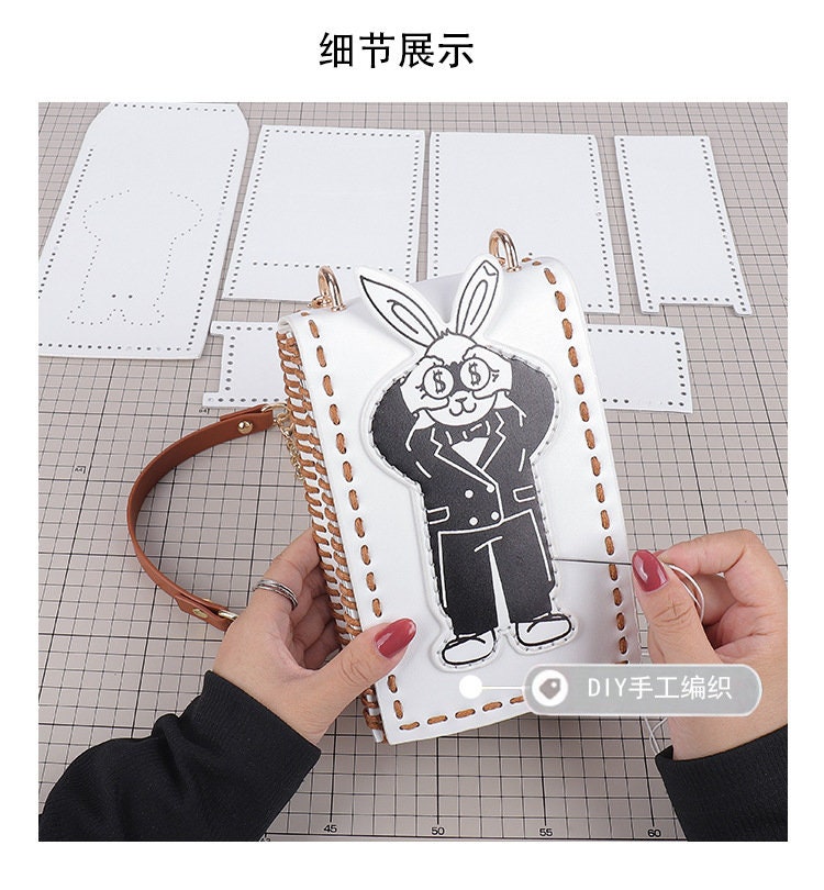 Hase Handtasche Diy Kit Bastel-Set Hase Handtasche Diy Kit Bastel-Set von LiluFashion