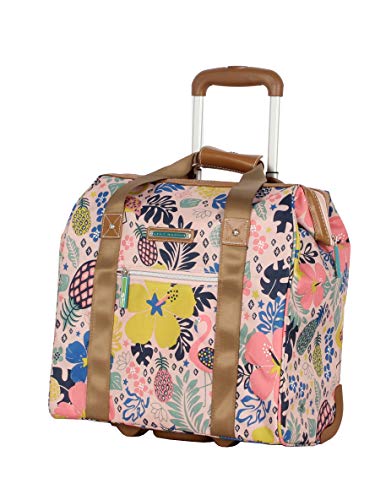 Lily Bloom, Designer Under The Seat Tote Kabinengepäck-Kollektion – 38,1 cm gemusterte Handgepäcktasche für Damen – Leichter Koffer mit 2 Rollen, Carry-On 15 Inch Lily Bloom, Designer Under The Seat Tote Kabinengepäck-Kollektion – 38,1 cm gemusterte Handgepäcktasche für Damen – Leichter Koffer mit 2 Rollen, Carry-On 15 Inch von Lily Bloom