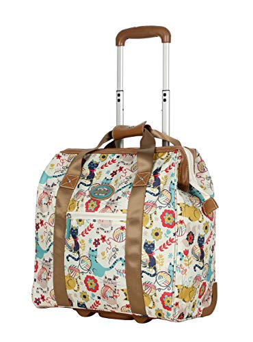 Lily Bloom, Designer Under The Seat Tote Kabinengepäck-Kollektion – 38,1 cm gemusterte Handgepäcktasche für Damen – Leichter Koffer mit 2 Rollen, Carry-On 15 Inch Lily Bloom, Designer Under The Seat Tote Kabinengepäck-Kollektion – 38,1 cm gemusterte Handgepäcktasche für Damen – Leichter Koffer mit 2 Rollen, Carry-On 15 Inch von Lily Bloom