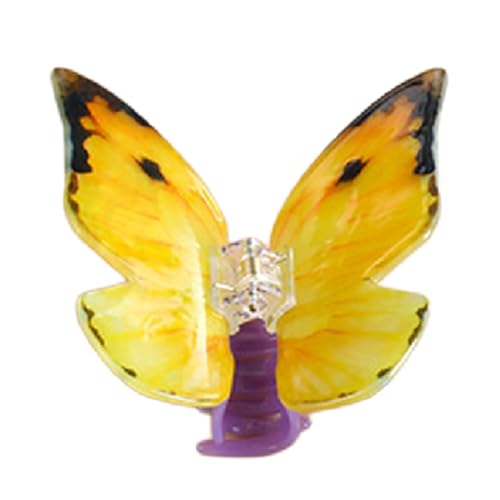 Lily Brown Schmetterling Haarspange Acryl Haarklammer Modische Haarnadel Elegantes Haar Accessoire Mädchen Haarschmuck Für Frauen Schmetterling Haarspange von Lily Brown
