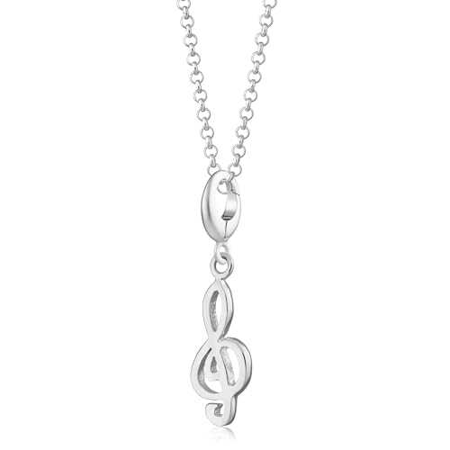Lily Charmed - Halskette mit Violinschlüssel aus Sterlingsilber von Lily Charmed