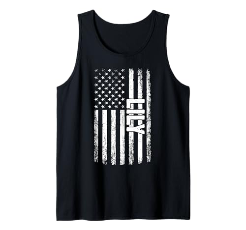 Lily persönlicher Name American Flag Retro Frauen lustig Tank Top von Lily Specialized First Girl Woman Name Tee