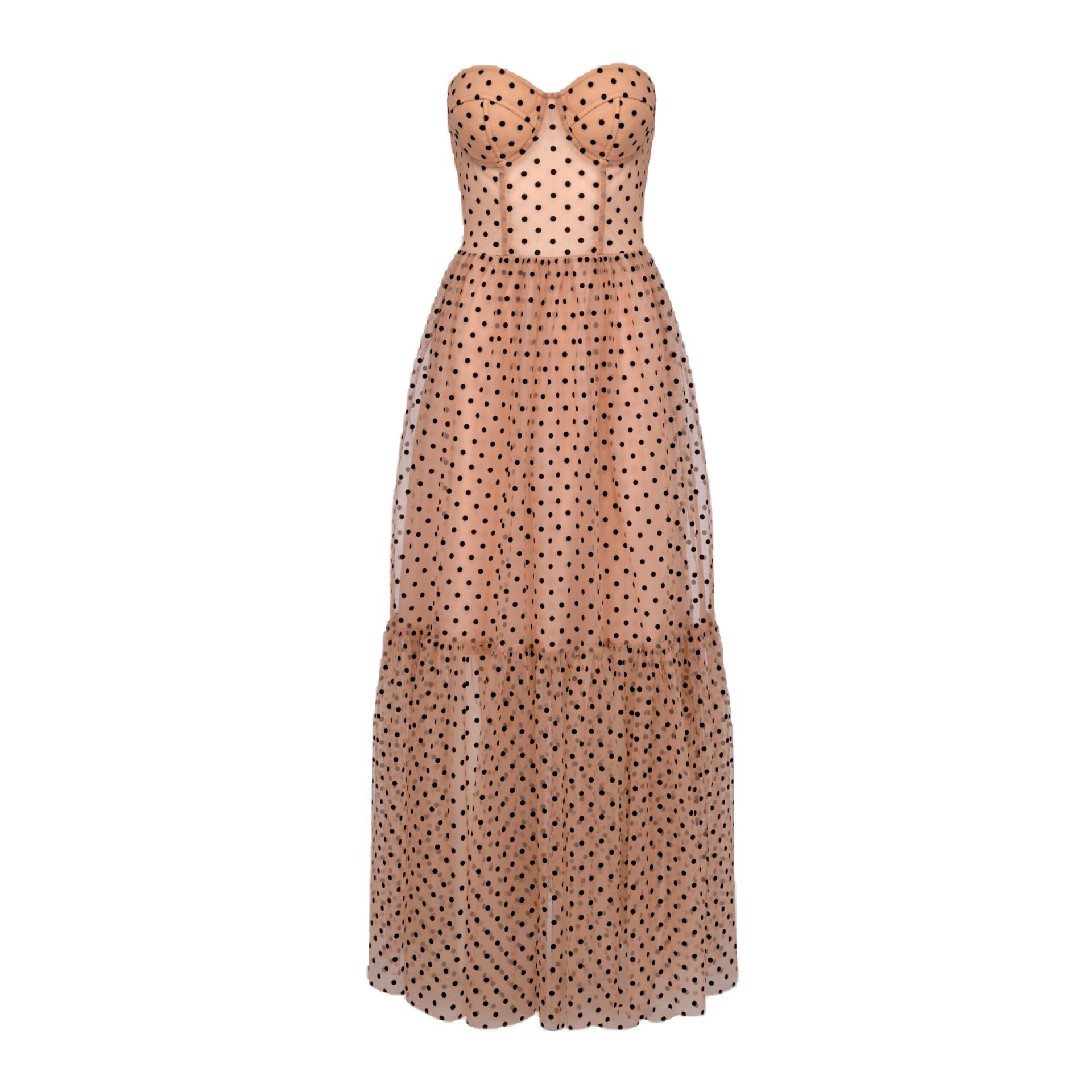 Charming dress made of tulle with flocked dots von Lily Was Here