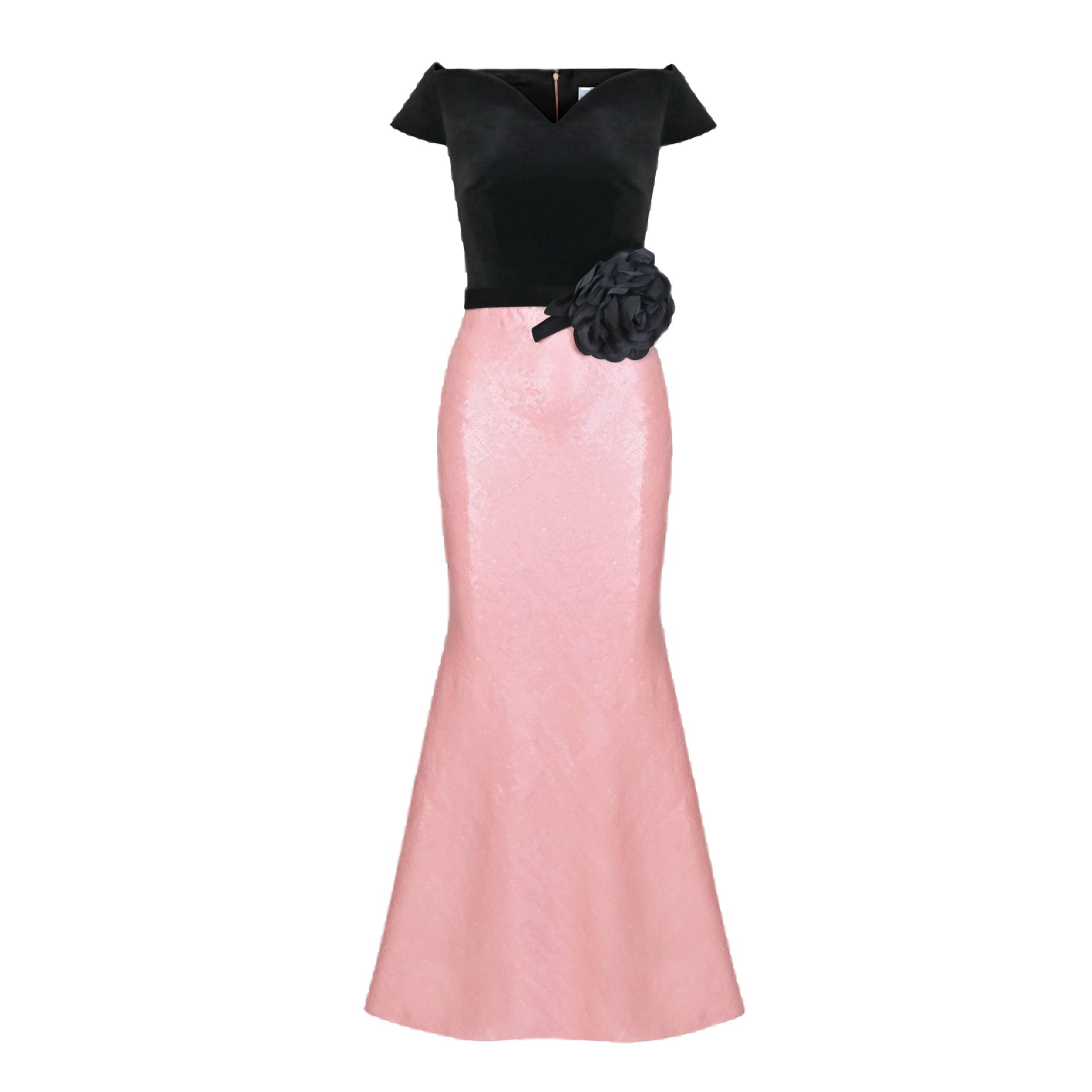 Maxi dress with a heart-shaped neckline - Diana. von Lily Was Here