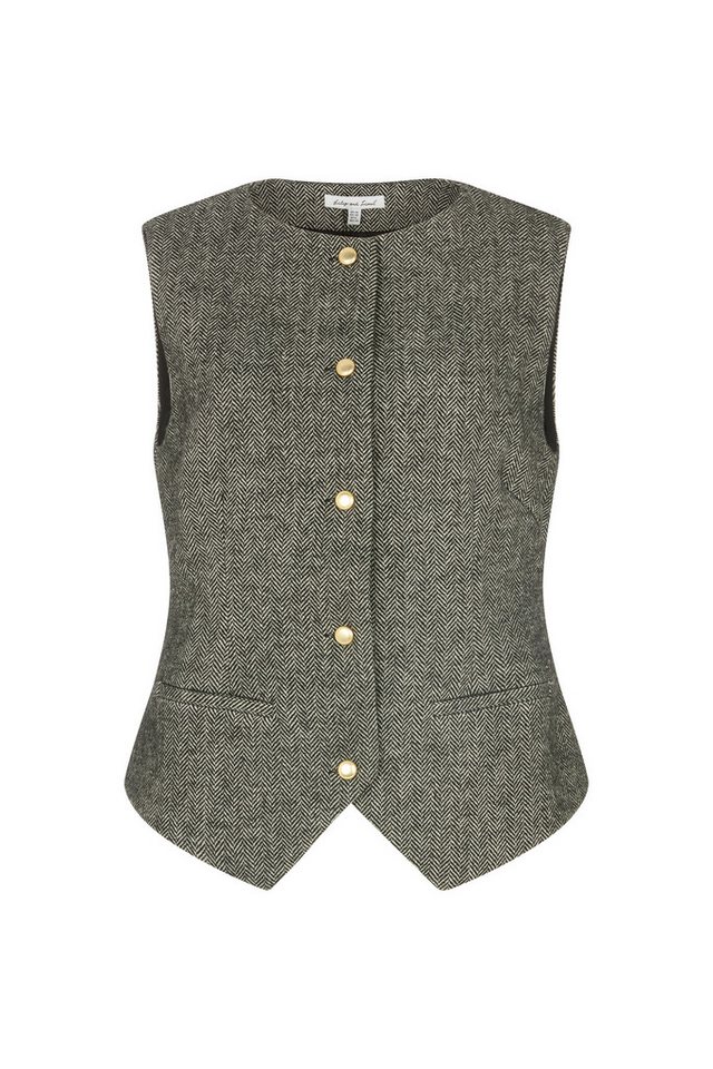 Lily and Lionel Anzugweste Pandora Tailored Herringbone Print Waistcoat Damen von Lily and Lionel